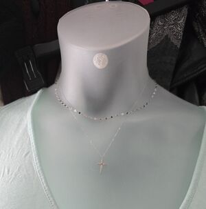 Elegant Silver Necklace Set